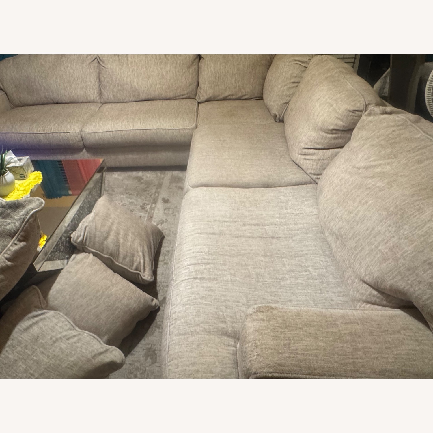 Ashley Furniture Light Gray 3+ Piece Sectional - image-3