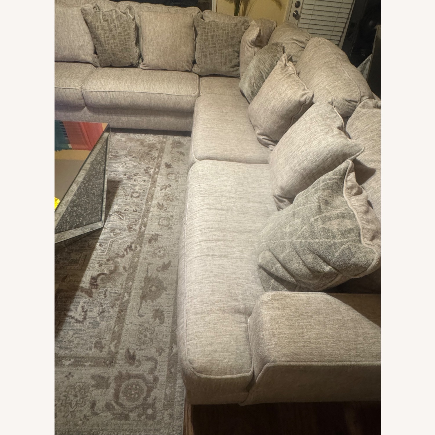 Ashley Furniture Light Gray 3+ Piece Sectional - image-7