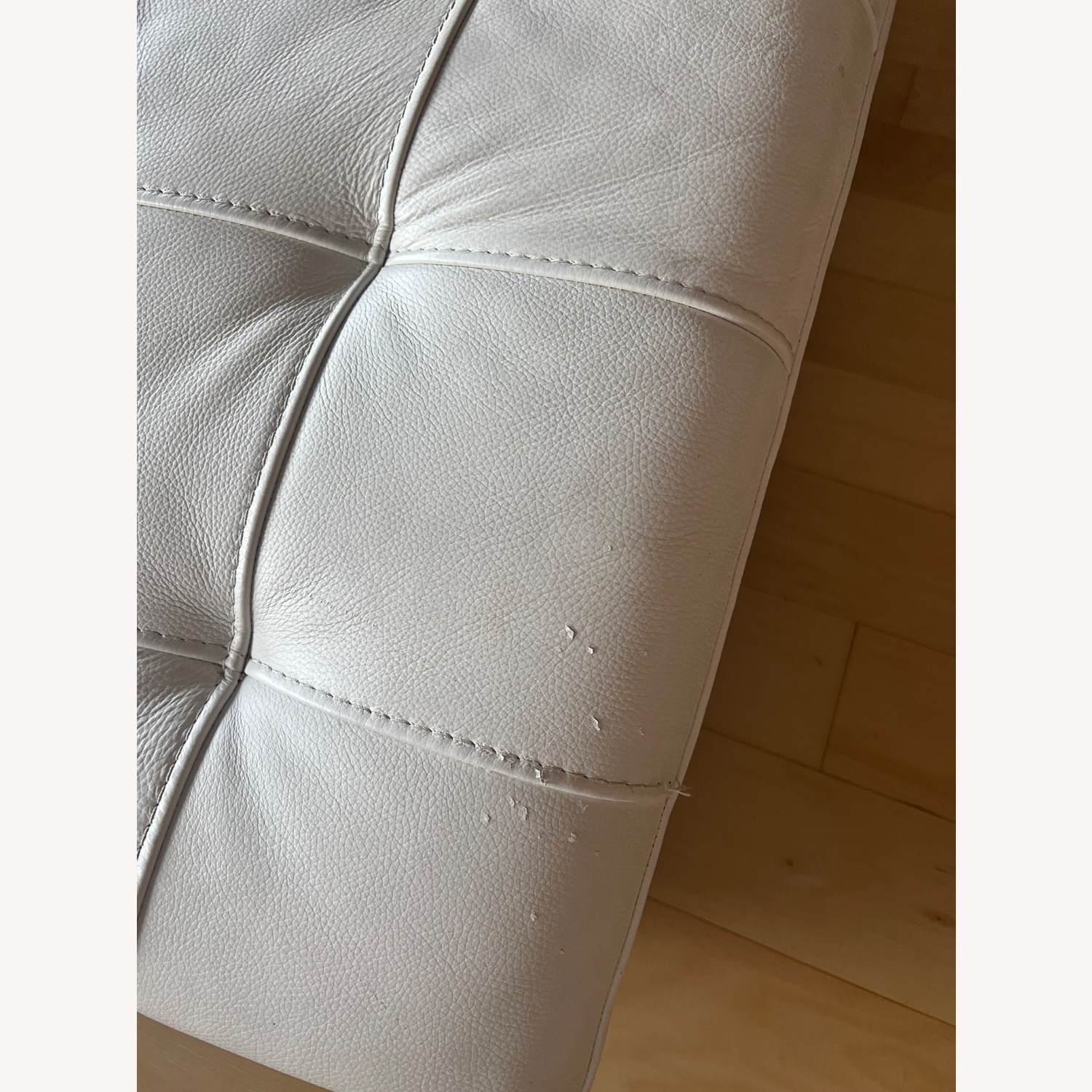 White Accent Lounge Chair Modern S Curve - image-2