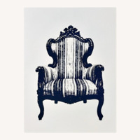 Canvas Chair Wall Art