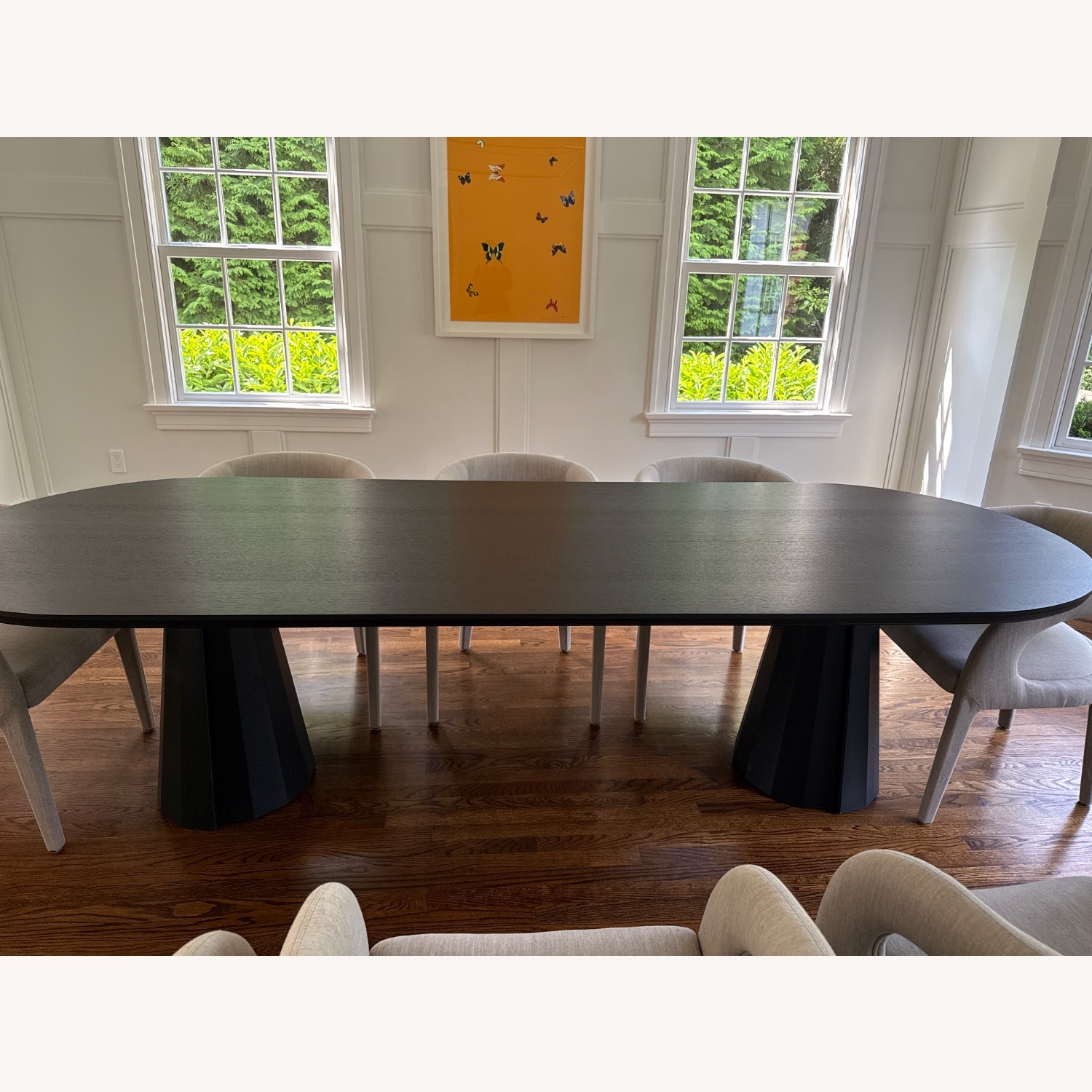 Maiden Home Blackened Oak Dining Table - image-5