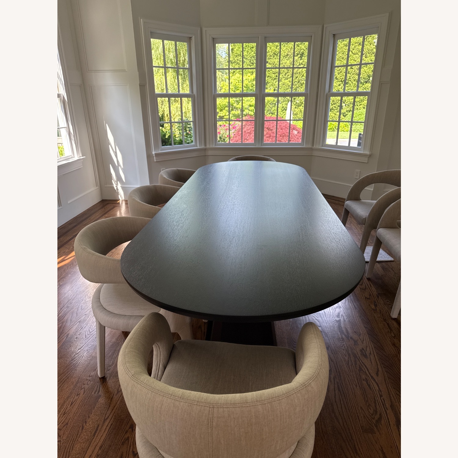 Maiden Home Blackened Oak Dining Table - image-2