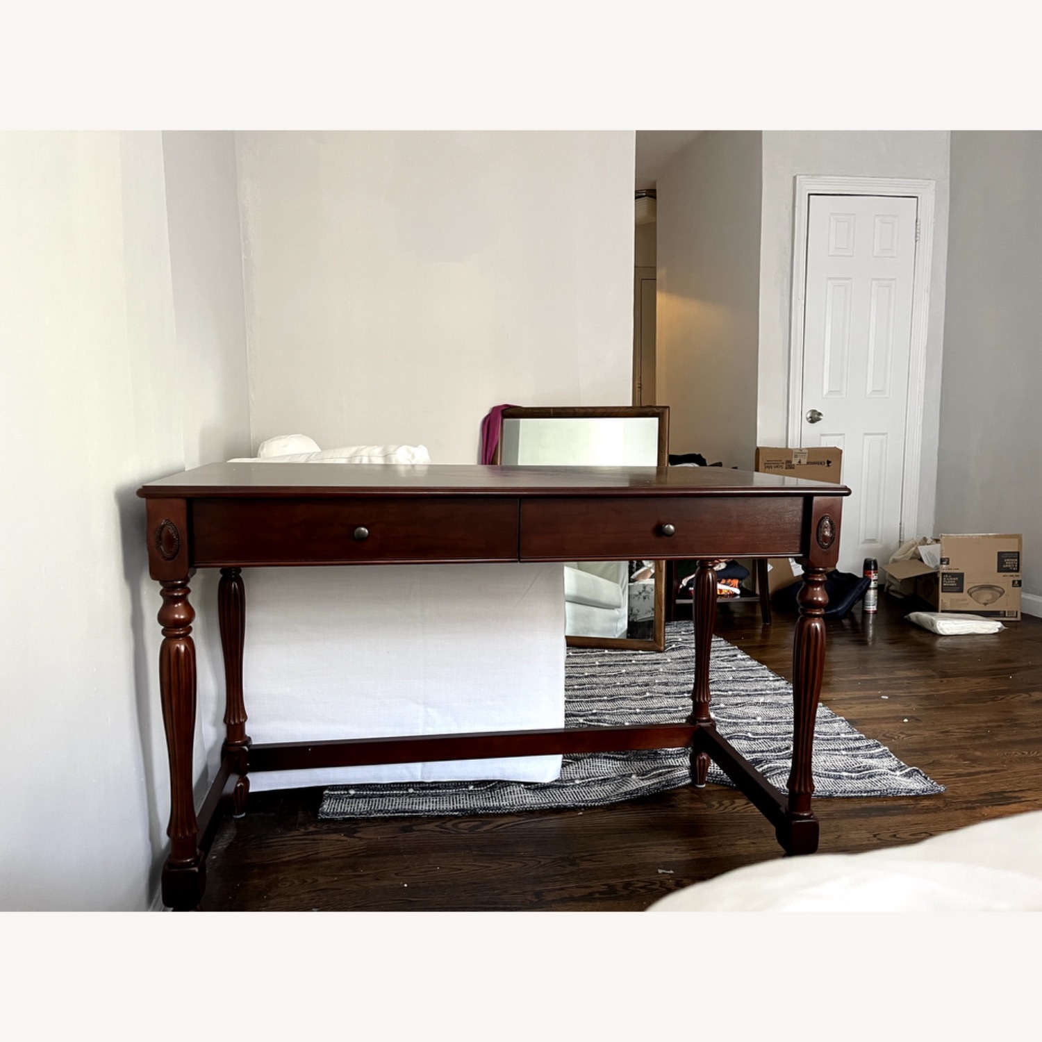 Wayfair Darby Home Co Dark Brown Wood Desk - image-1