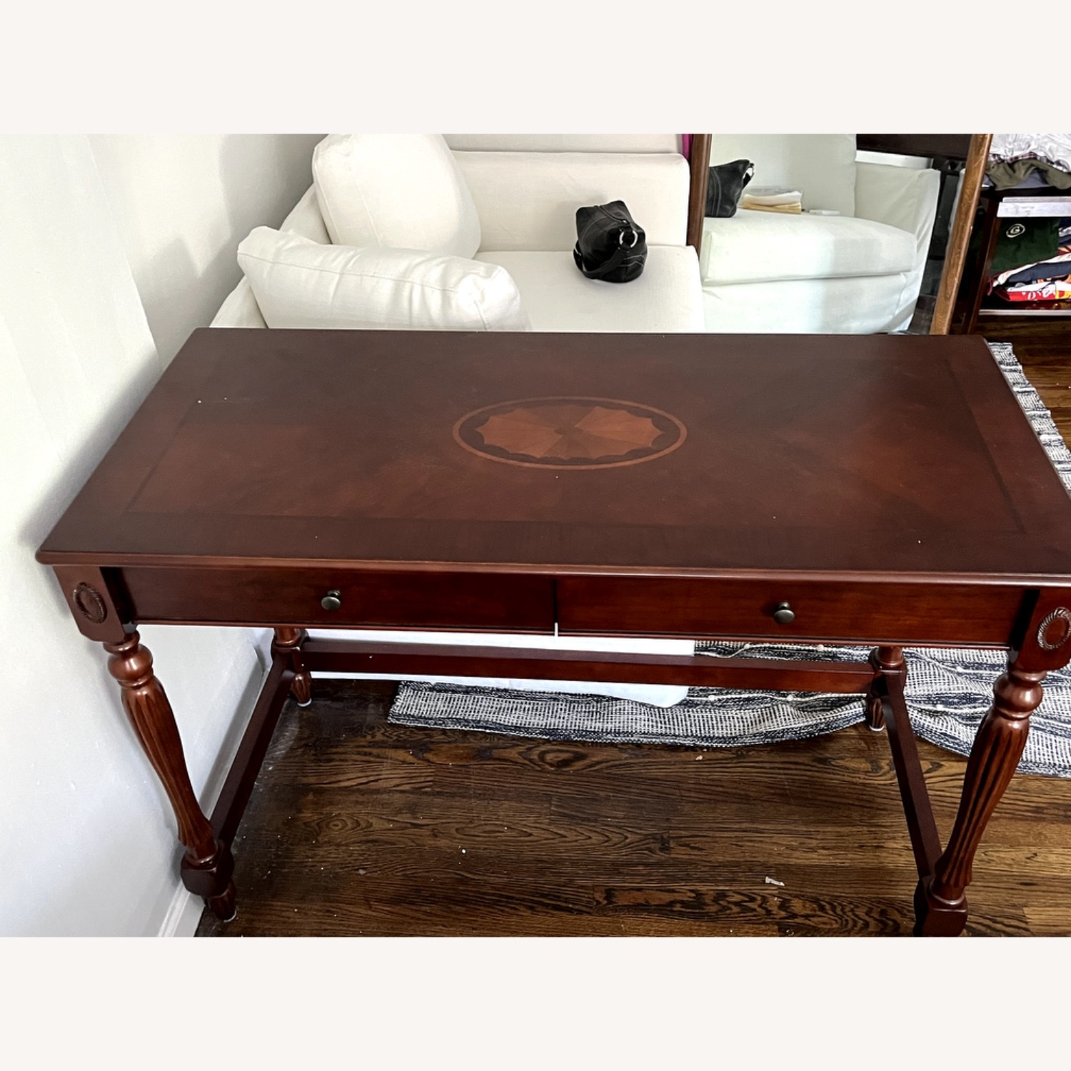 Wayfair Darby Home Co Dark Brown Wood Desk - image-3