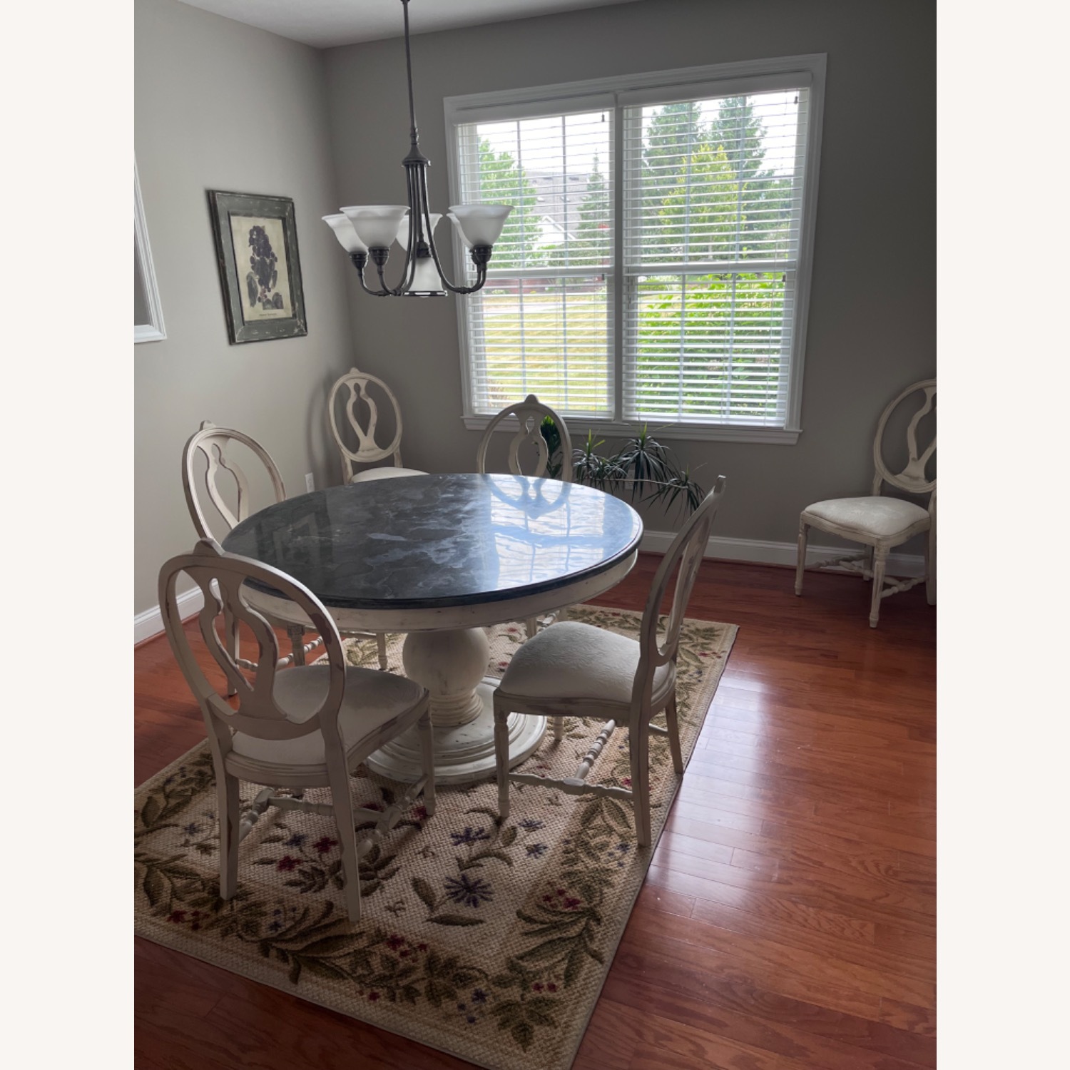 Arhaus Luca White Stone Dining Sets - image-2