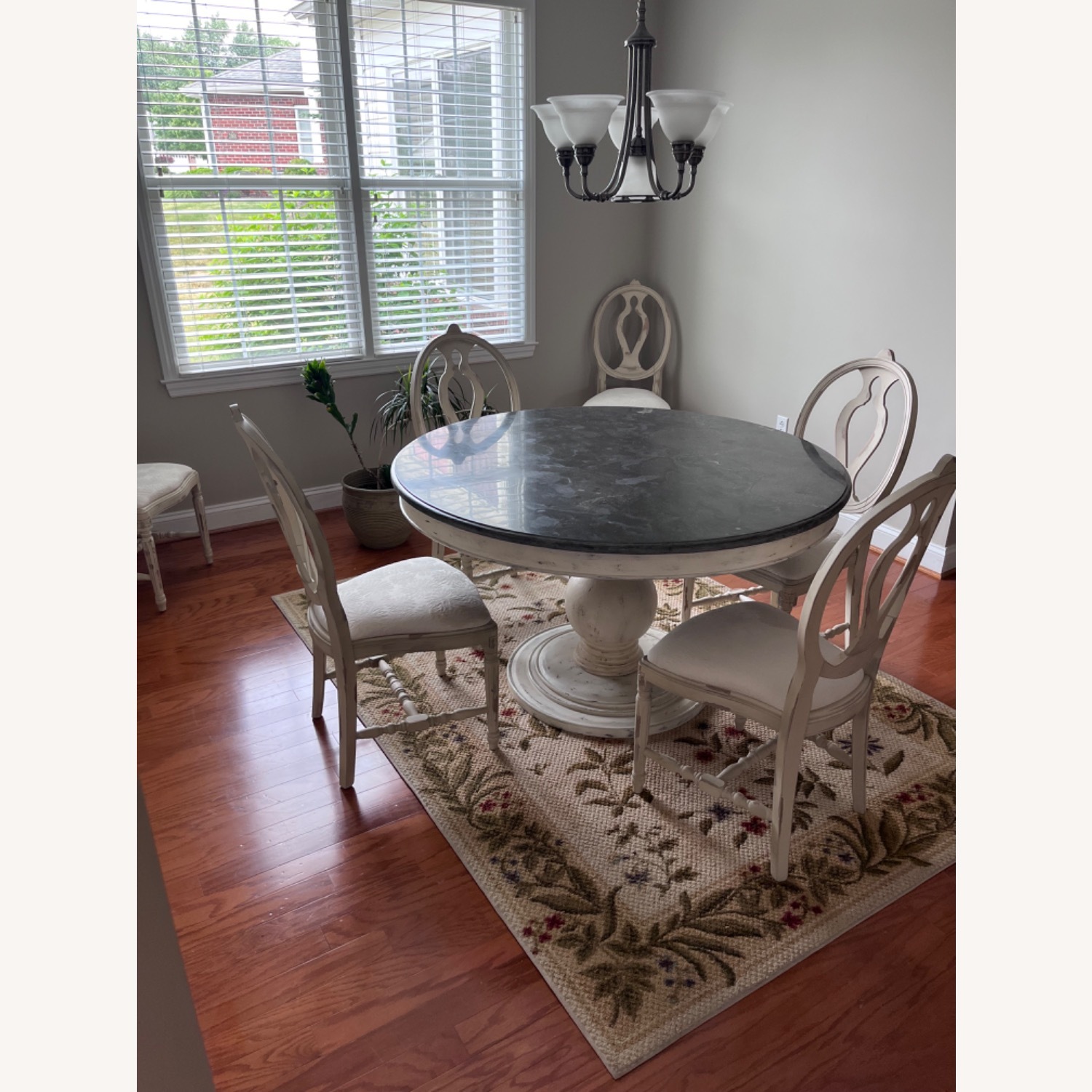 Arhaus Luca White Stone Dining Sets - image-3