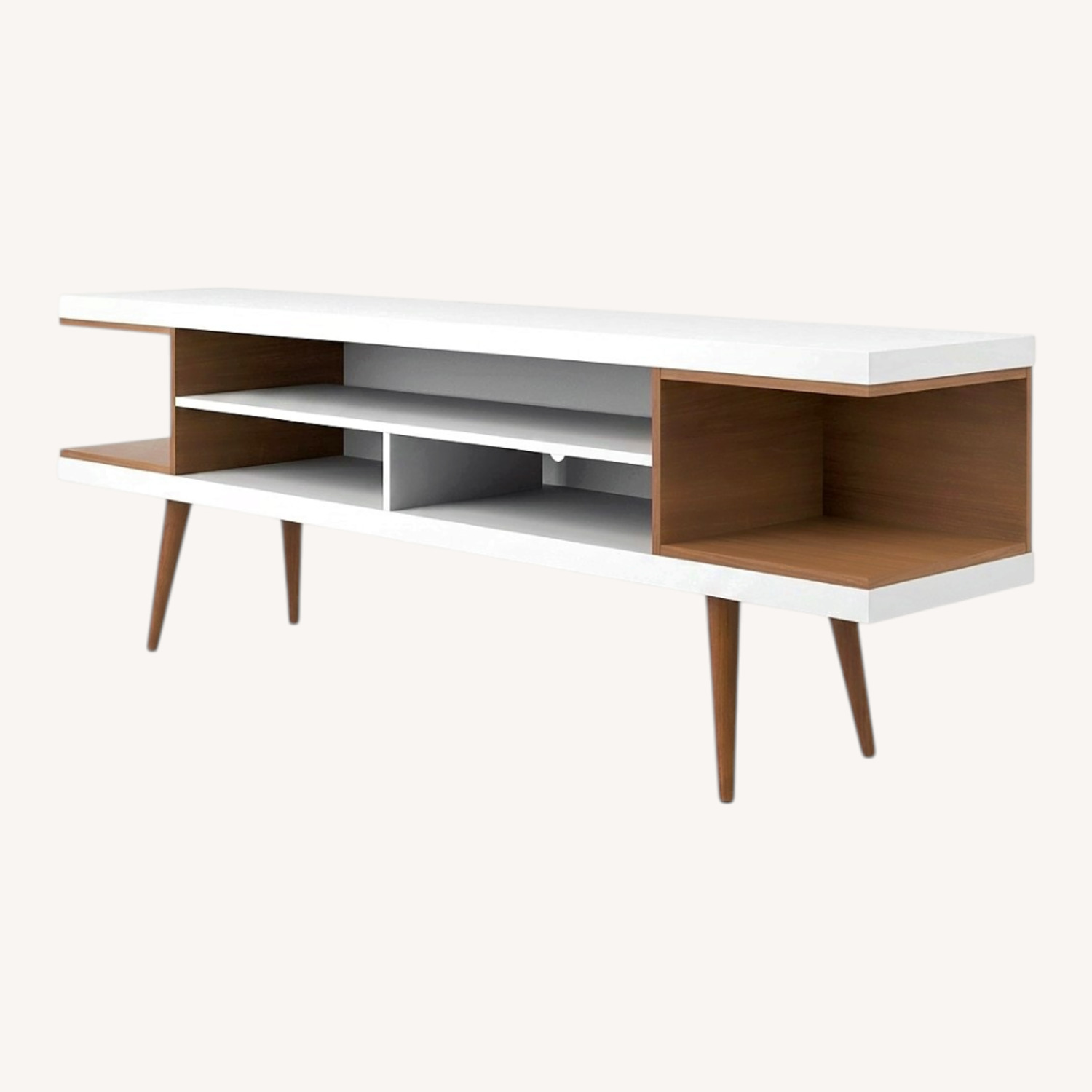 Wayfair White Wood Media Storage - image-0