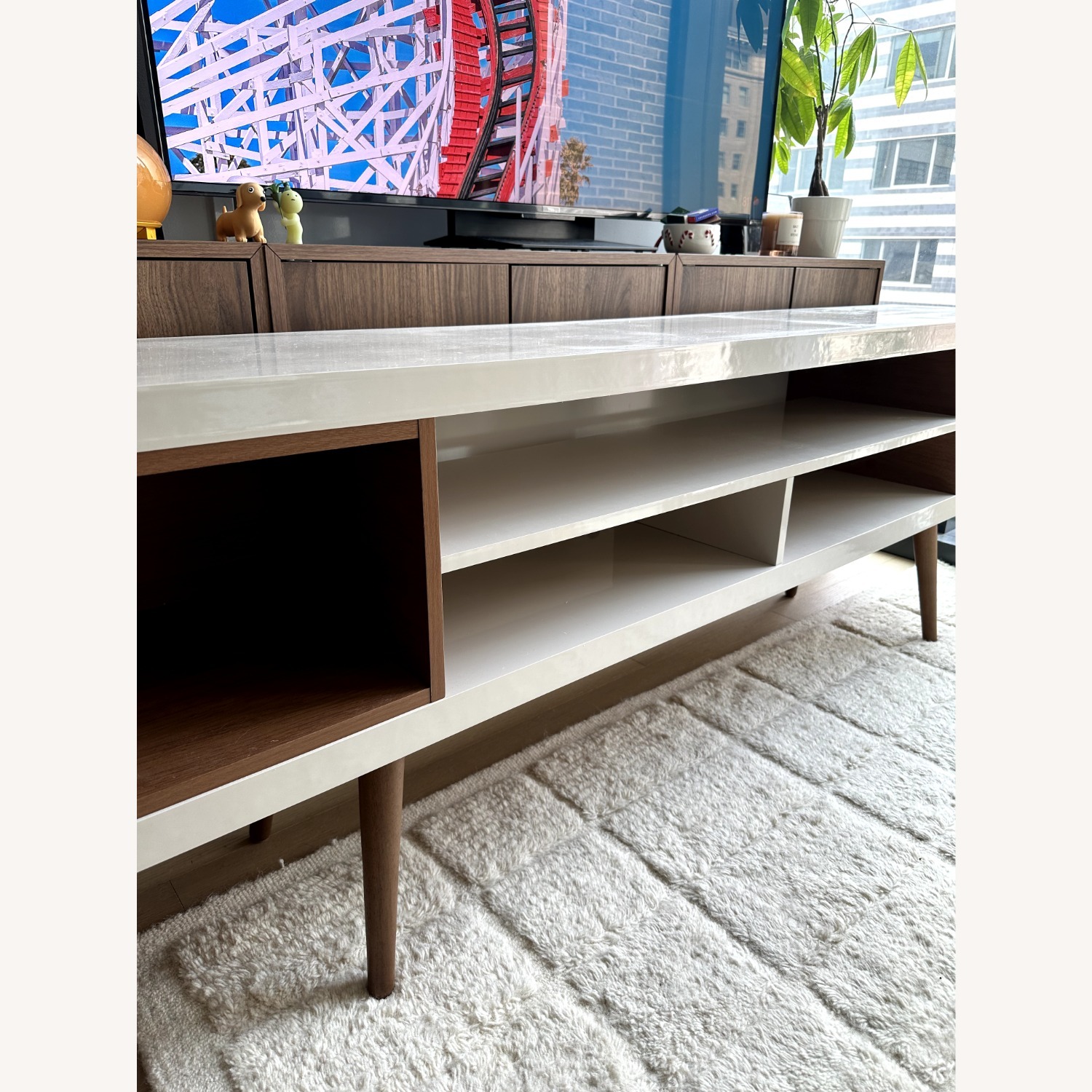 Wayfair White Wood Media Storage - image-3