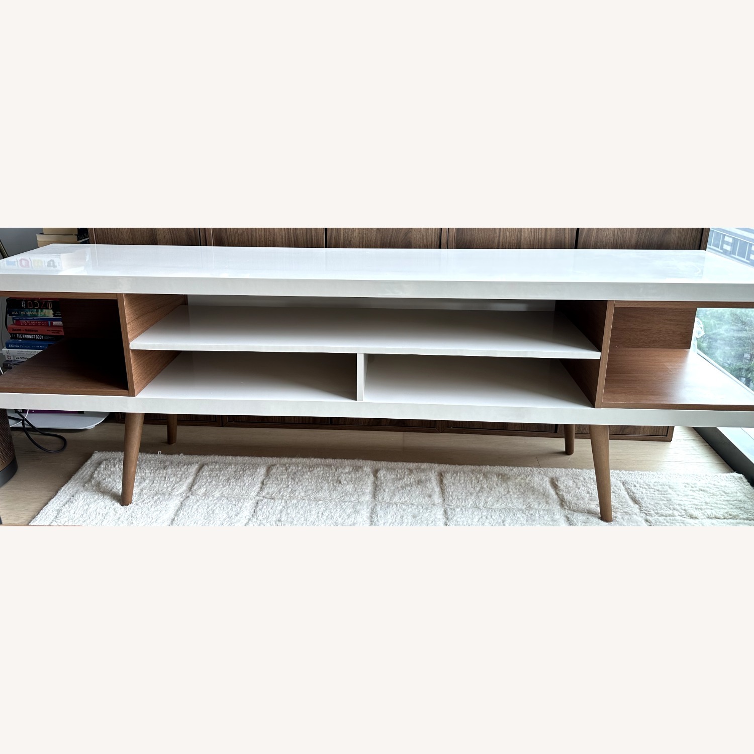 Wayfair White Wood Media Storage - image-4