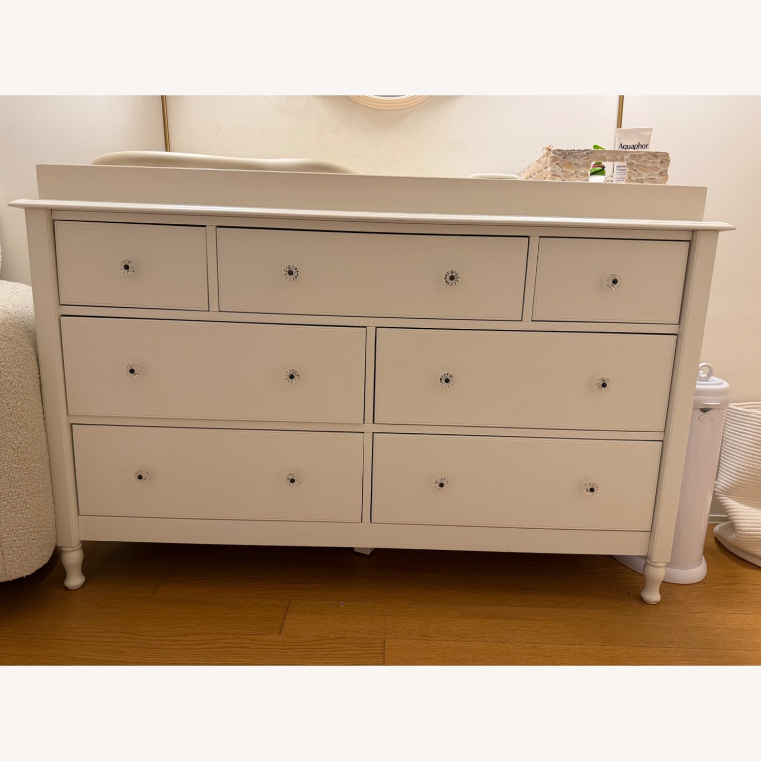 Pottery Barn Kids Juliette White Wood Dresser - image-1