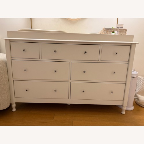 Used Pottery Barn Kids Juliette White Wood Dresser for sale on AptDeco