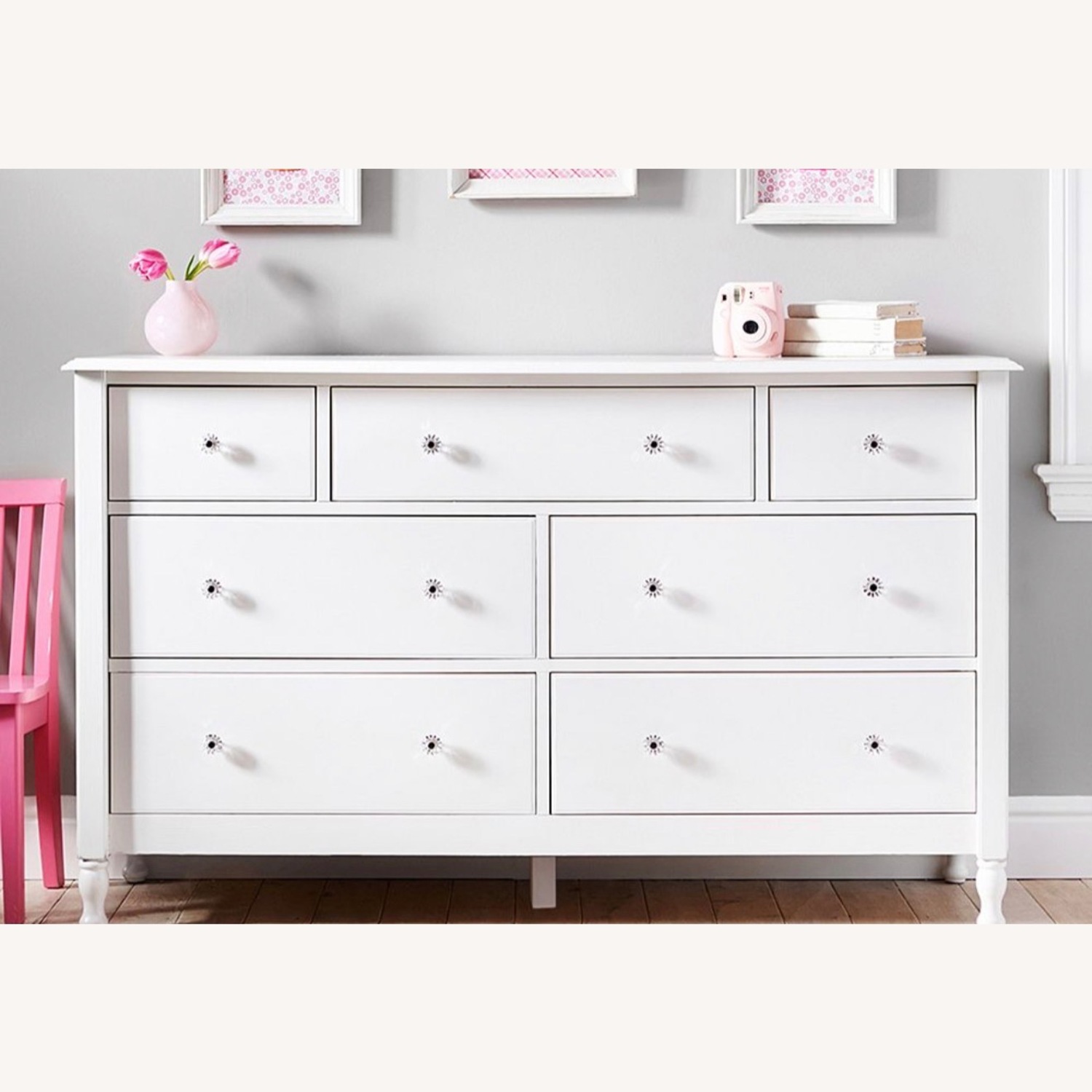 Pottery Barn Kids Juliette White Wood Dresser - image-4