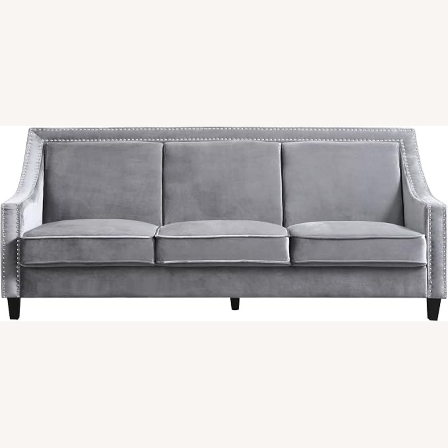 Wayfair Light Gray Fabric 3+ Seater Sofa - image-7