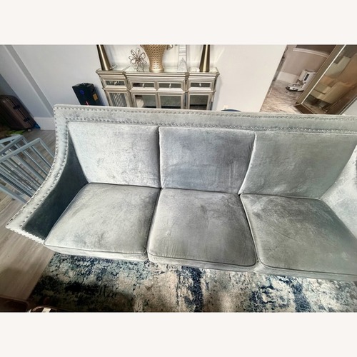 Used Wayfair Light Gray Fabric 3+ Seater Sofa for sale on AptDeco