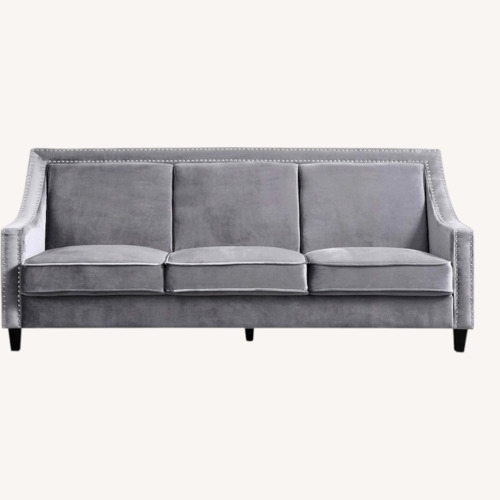 Used Wayfair Light Gray Fabric 3+ Seater Sofa for sale on AptDeco