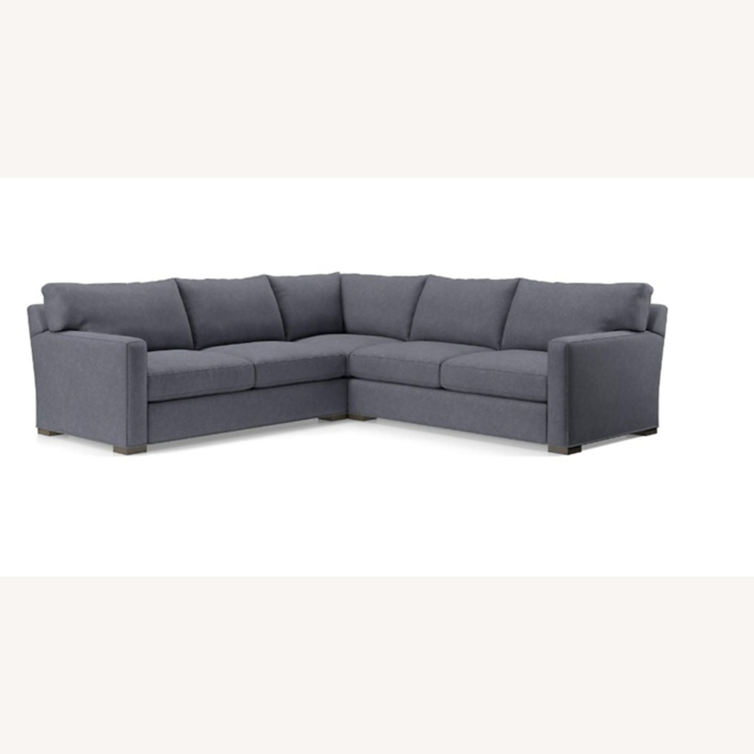 Crate & Barrel Axis Gray 3+ Piece Sectional - image-5