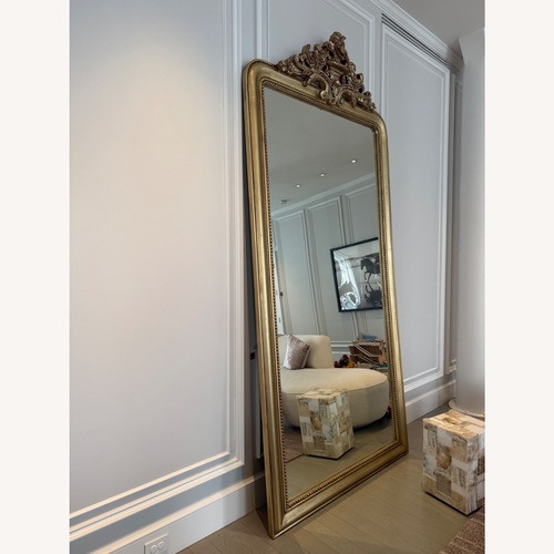 Used Restoration Hardware Louis Philippe Gilt Floor Mirror for sale on AptDeco