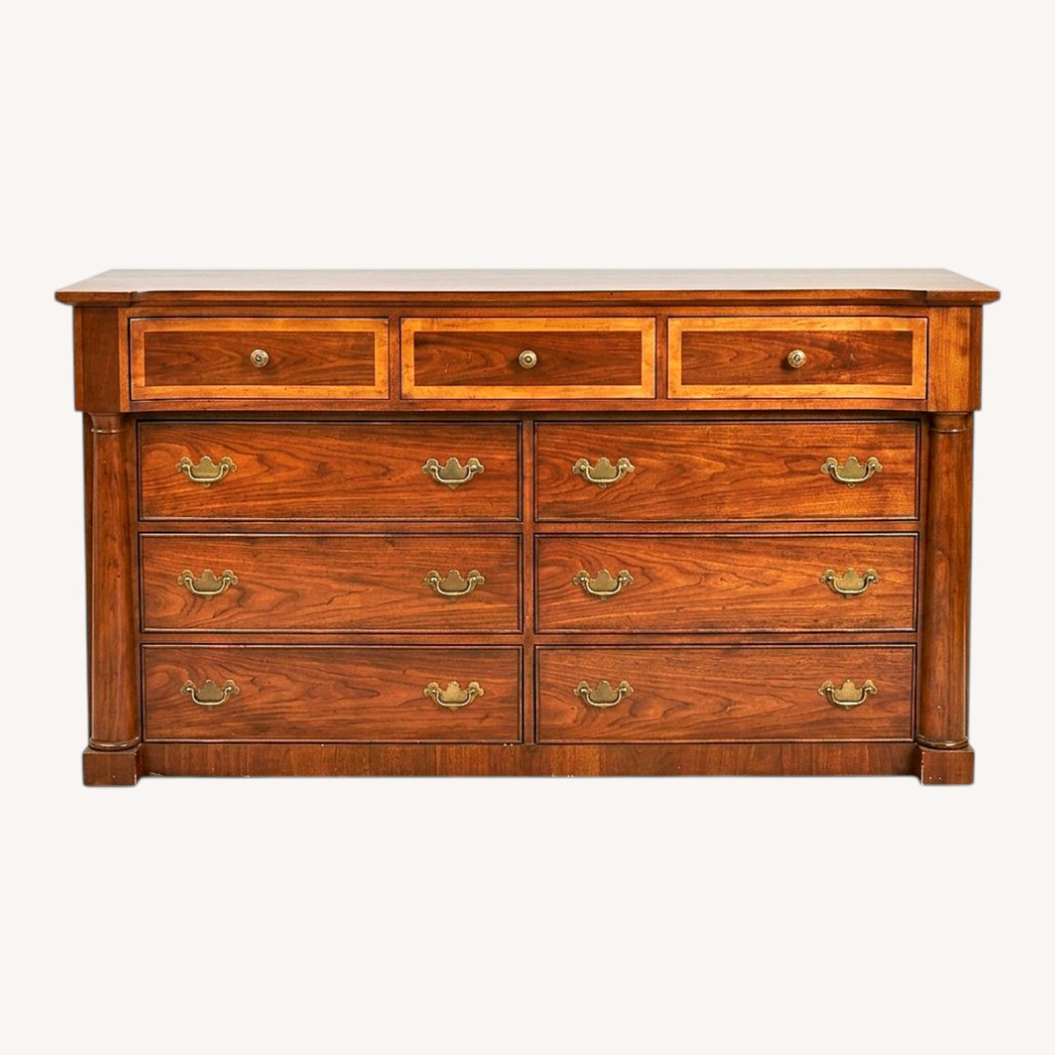 Solid Wood Antique Dresser - image-0