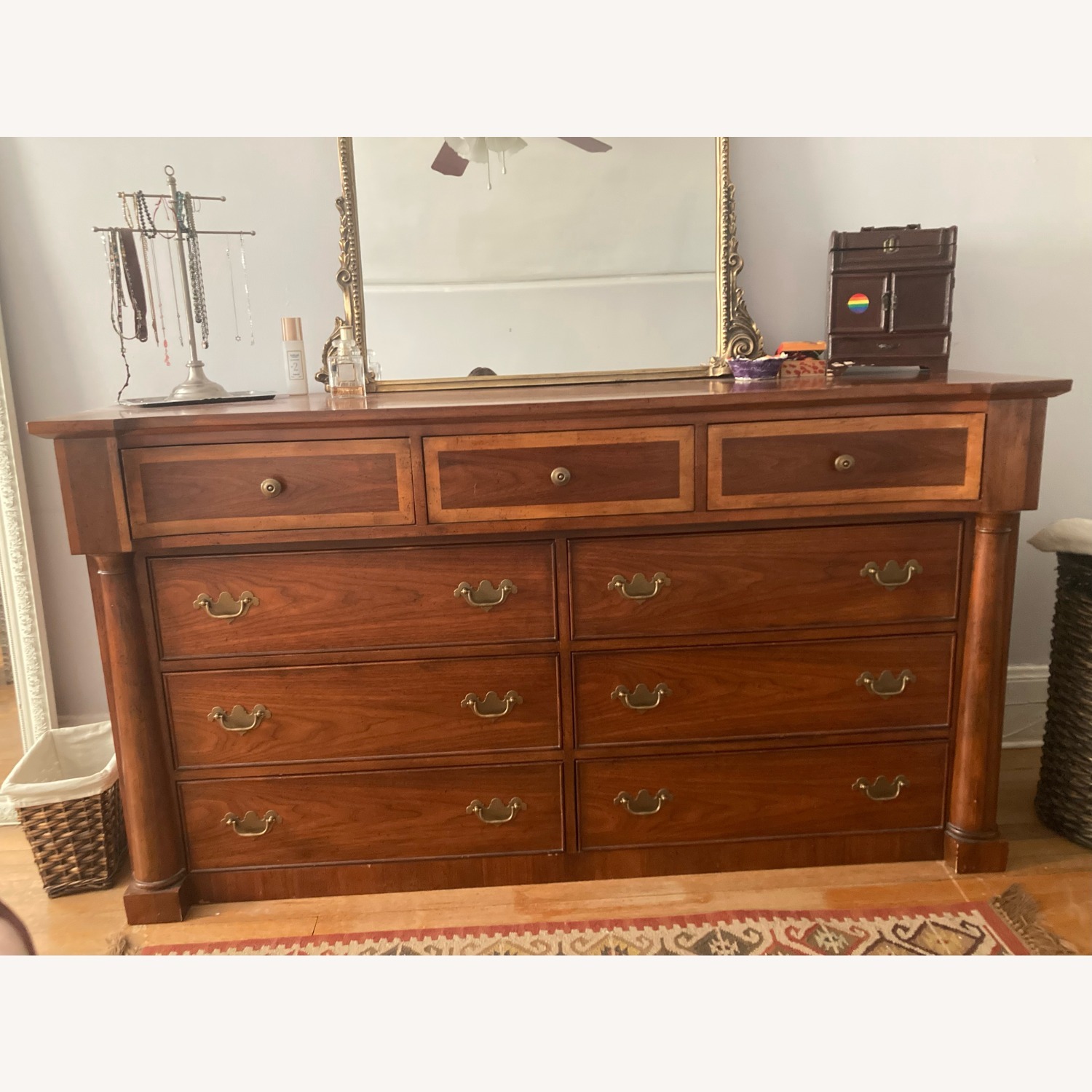 Solid Wood Antique Dresser - image-2