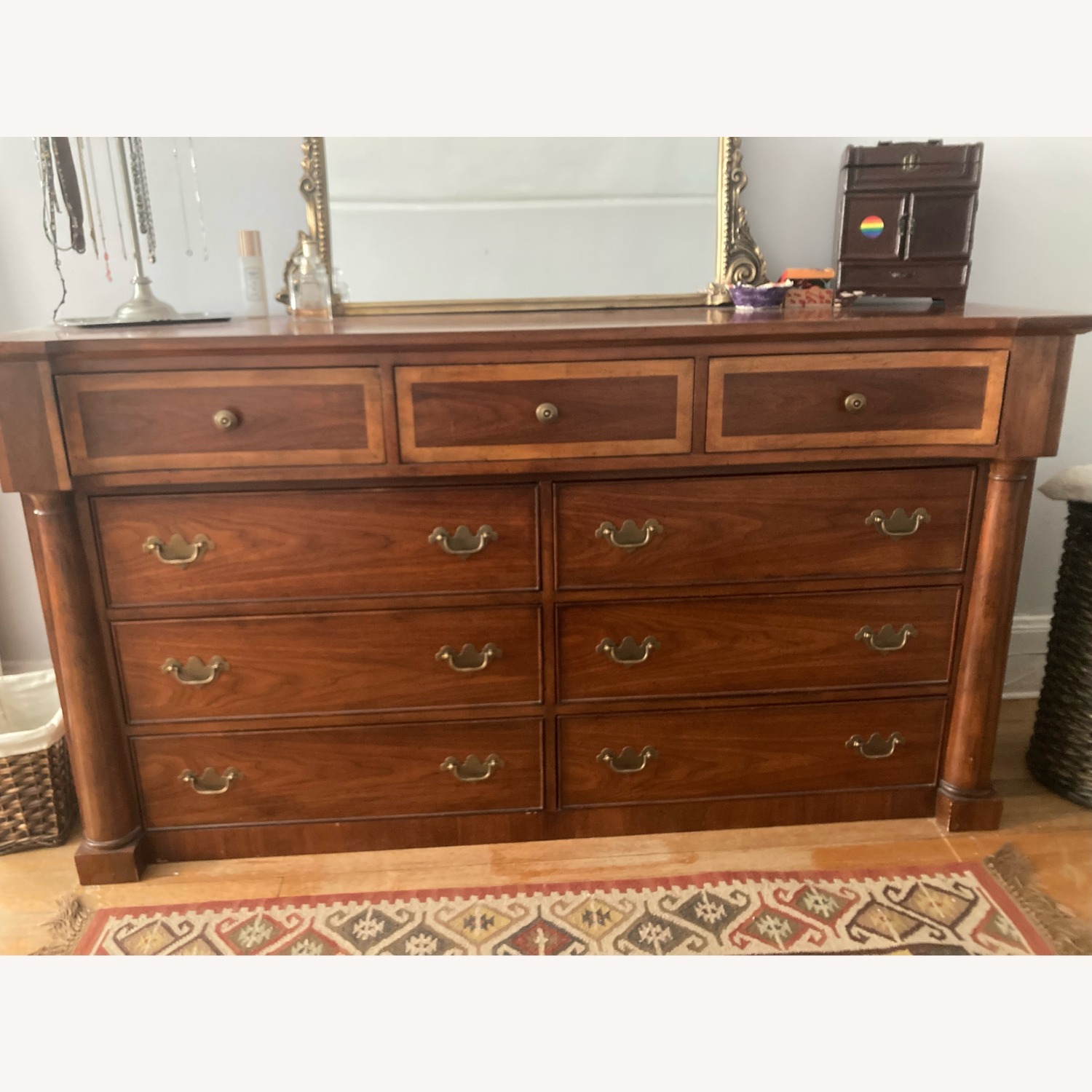 Solid Wood Antique Dresser - image-1