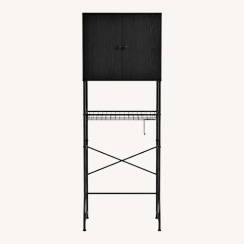 Used Amazon Dark Brown Wood Cabinet for sale on AptDeco