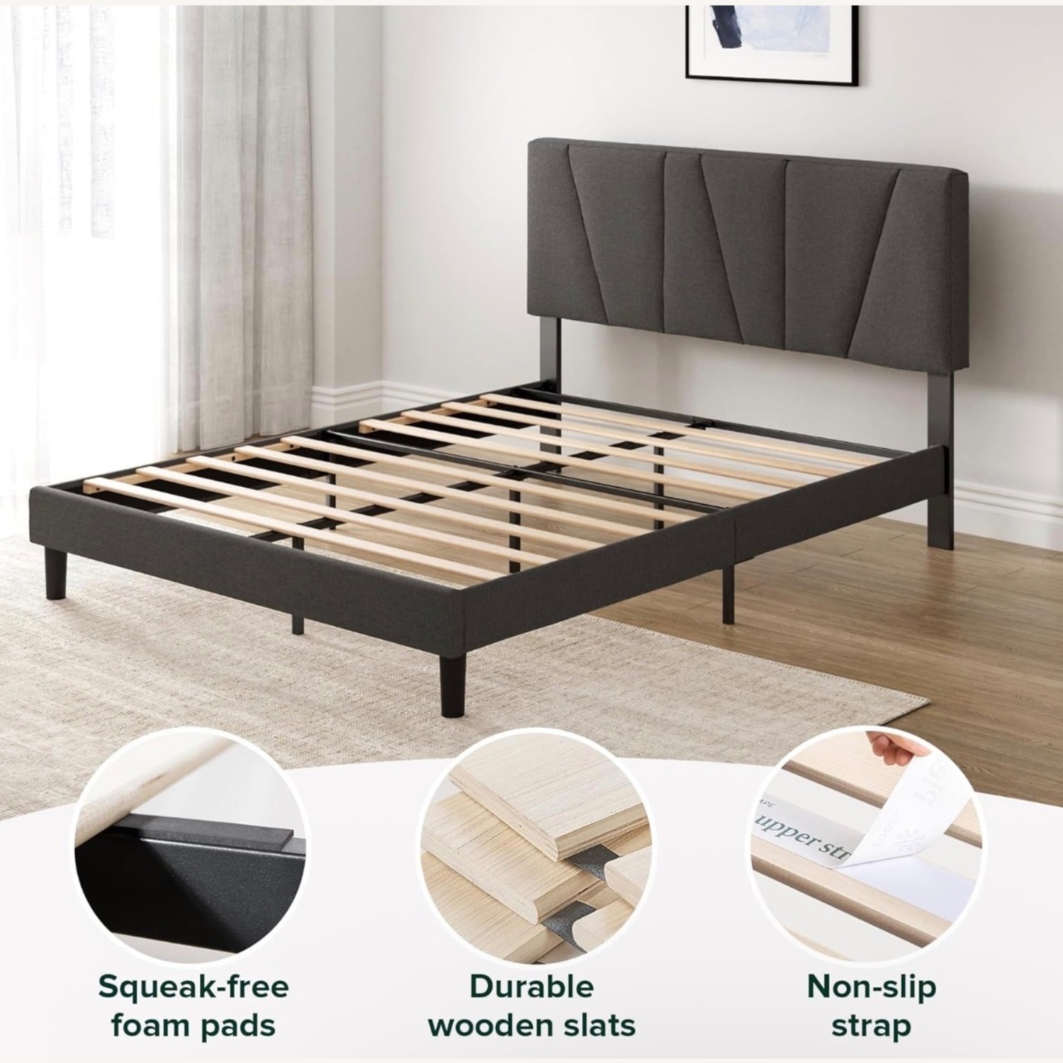 Contemporary Queen Bed  - image-2
