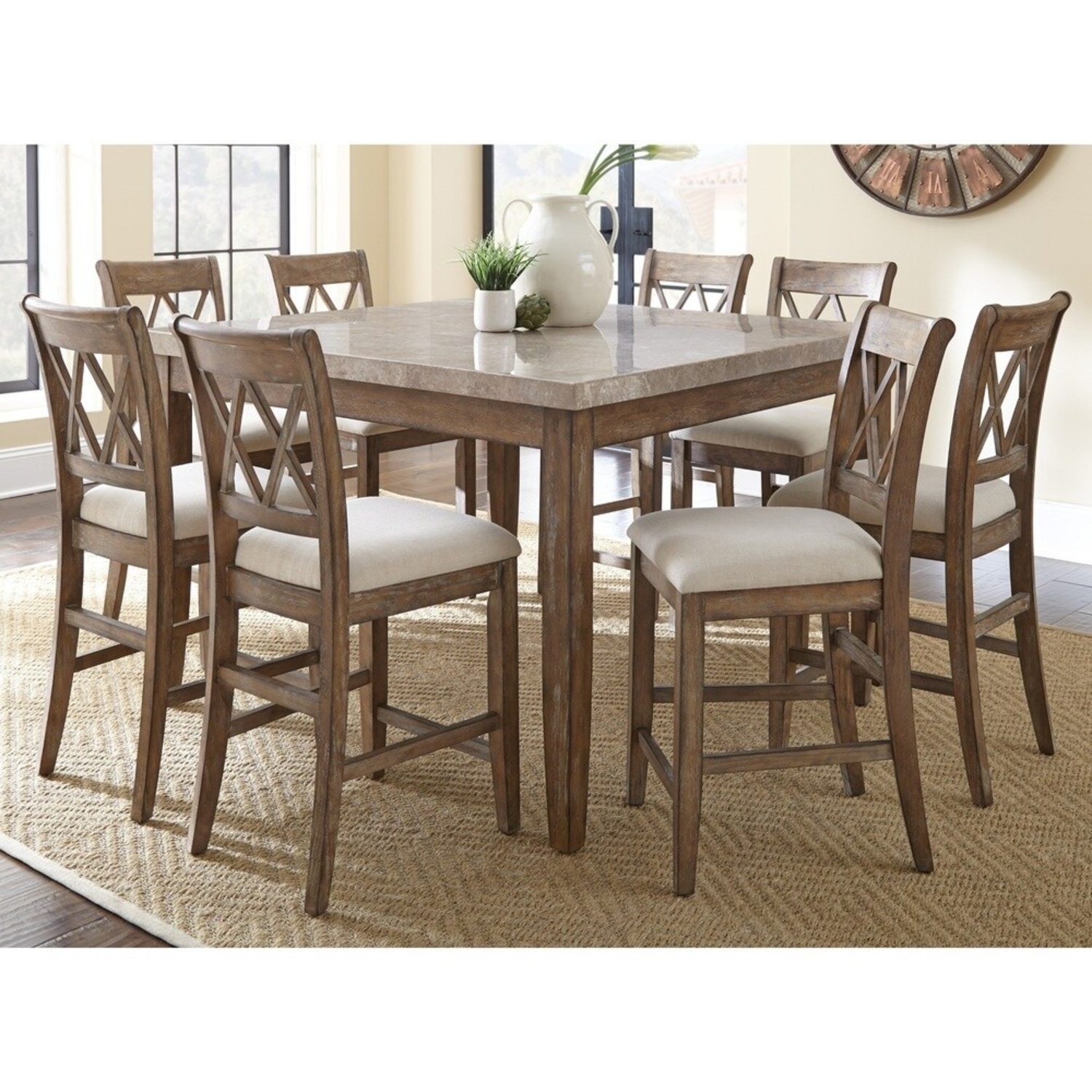 Steve Silver Co. Natural Wood Dining Table - image-4