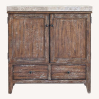Steve Silver Co. Natural Marble Sideboard