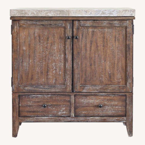 Used Steve Silver Co. Natural Marble Sideboard for sale on AptDeco