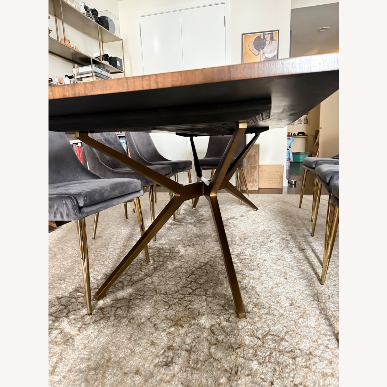 Restoration Hardware Maslow Spider Rectangular Dining Table - image-2