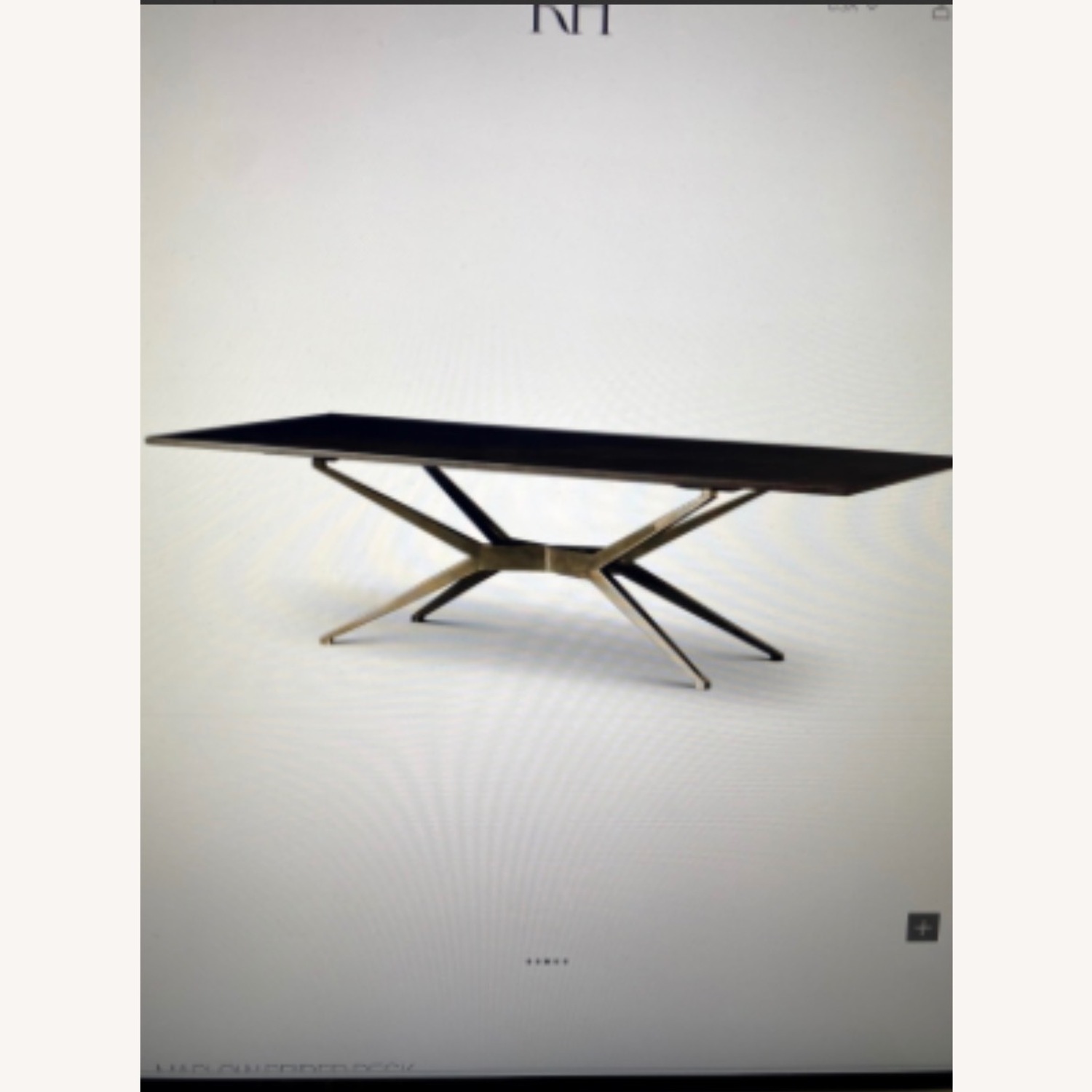 Restoration Hardware Maslow Spider Rectangular Dining Table - image-5