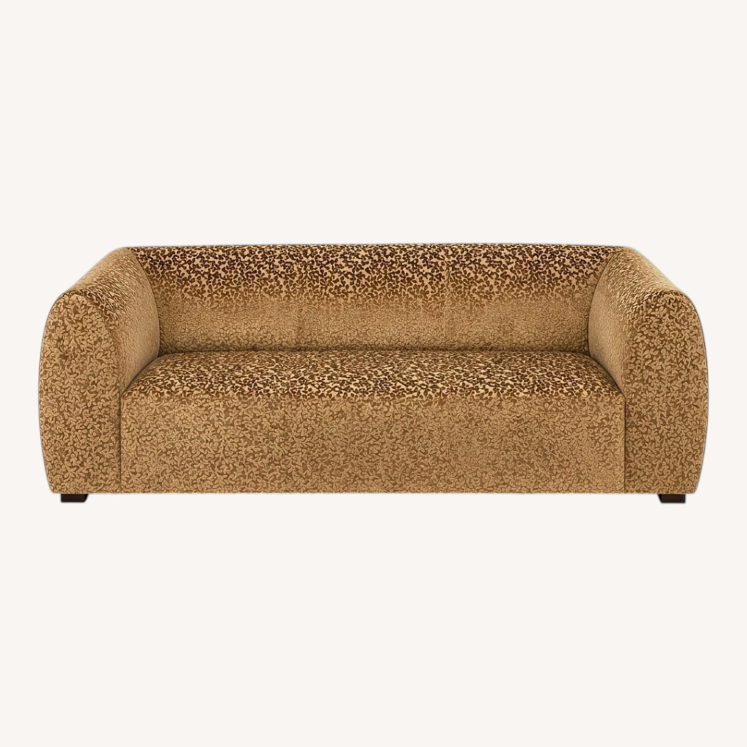 Bassett Light Brown Velvet 3+ Seater Sofa - image-0