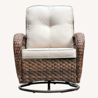 Wayfair Swivel Wicker Outdoor Chairs Set of 2 and table