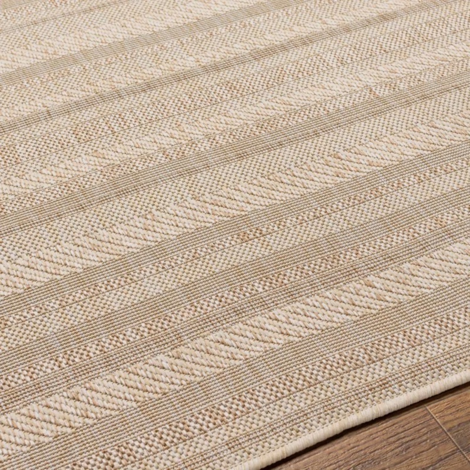 Striped Indoor/Outdoor Area Rug - image-2