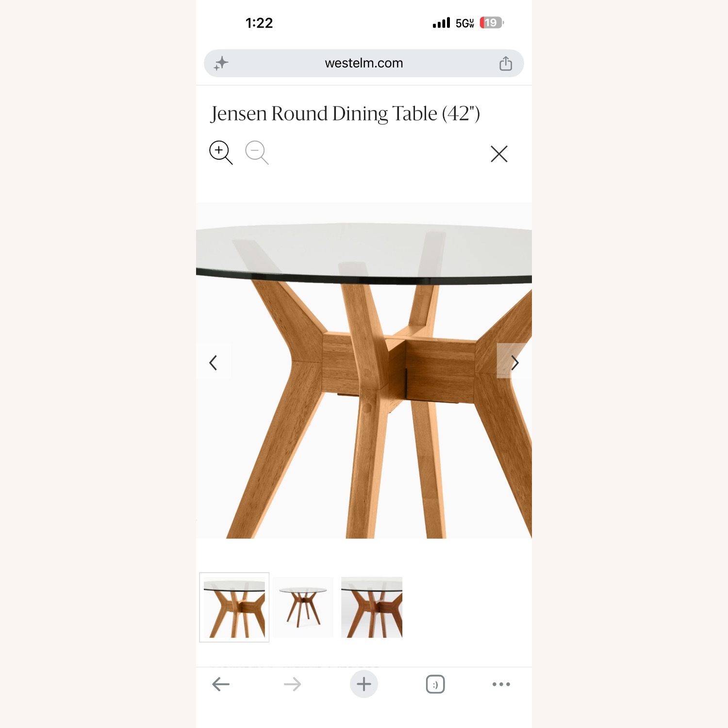 West Elm Jensen Dining Table - image-3