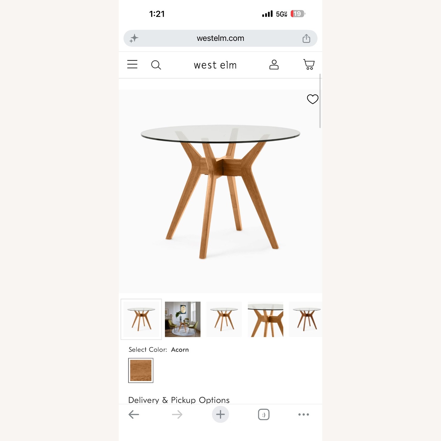 West Elm Jensen Dining Table - image-4