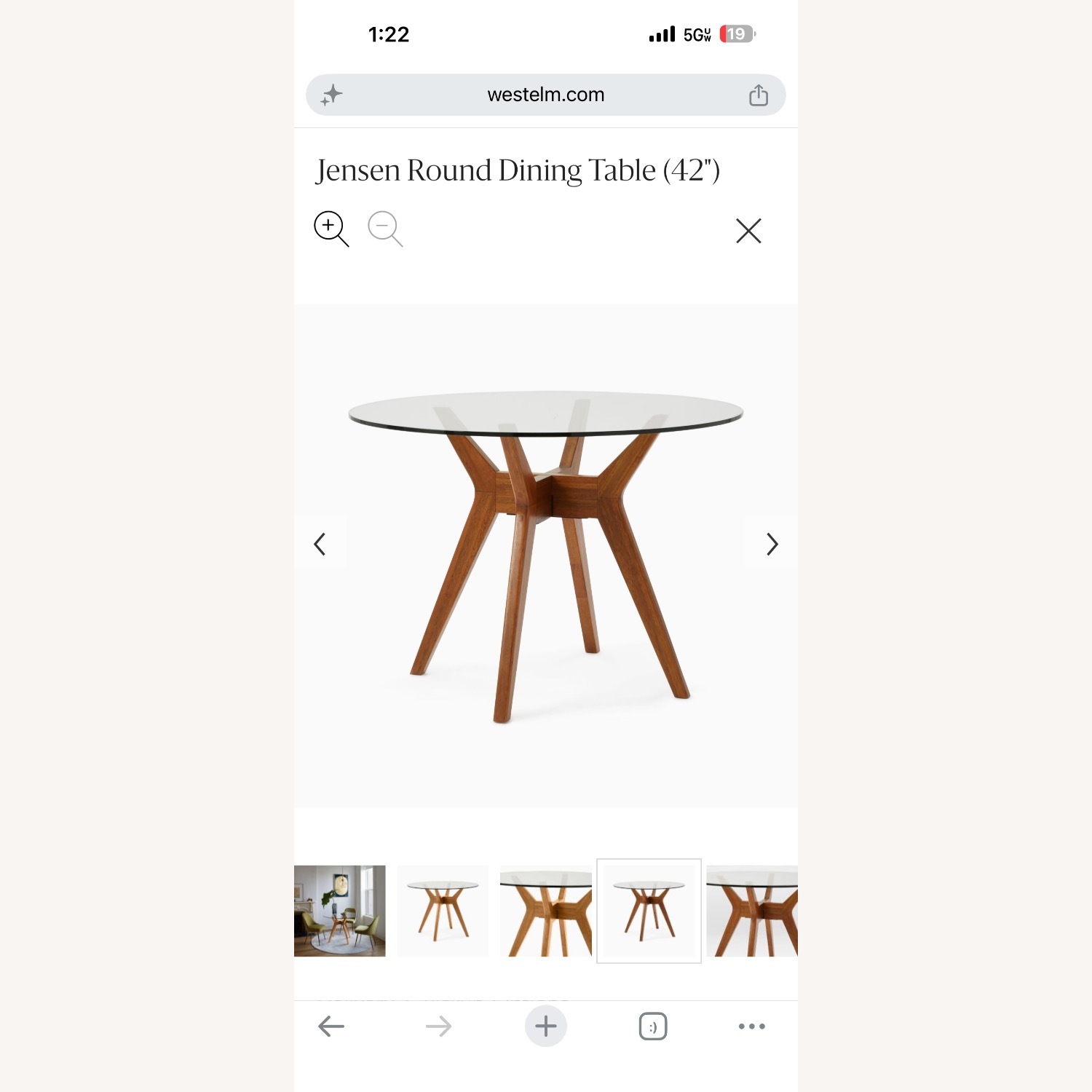 West Elm Jensen Dining Table - image-2