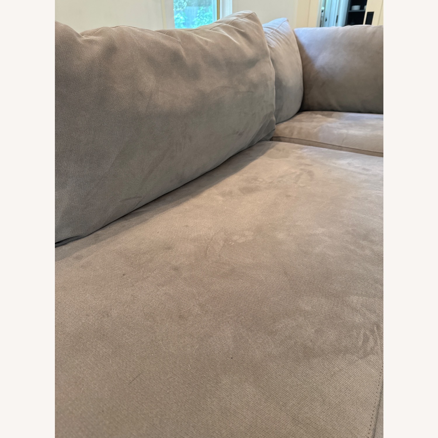 Crate & Barrel Axis Light Gray 3+ Piece Sectional - image-6
