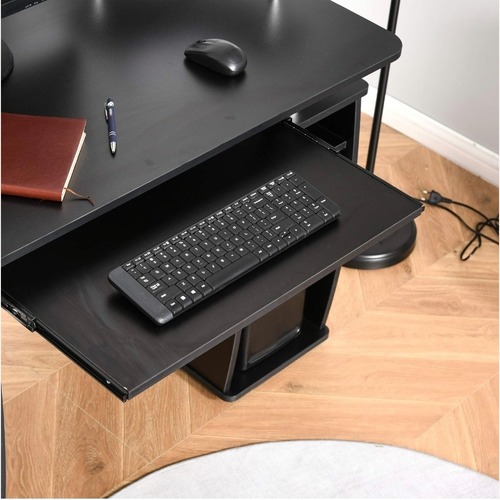 Used Amazon Black Wood Desk for sale on AptDeco
