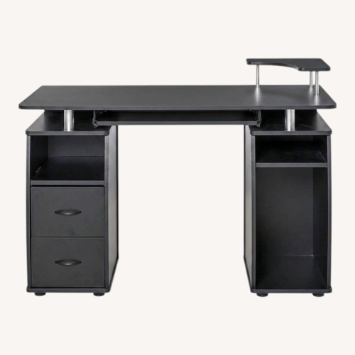 Used Amazon Black Wood Desk for sale on AptDeco