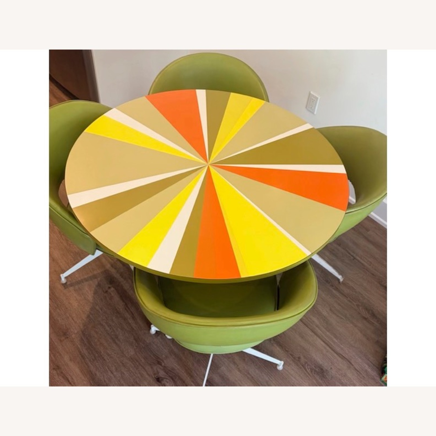 Peter Pepper Pinwheel Table + 4 Chairs - image-1