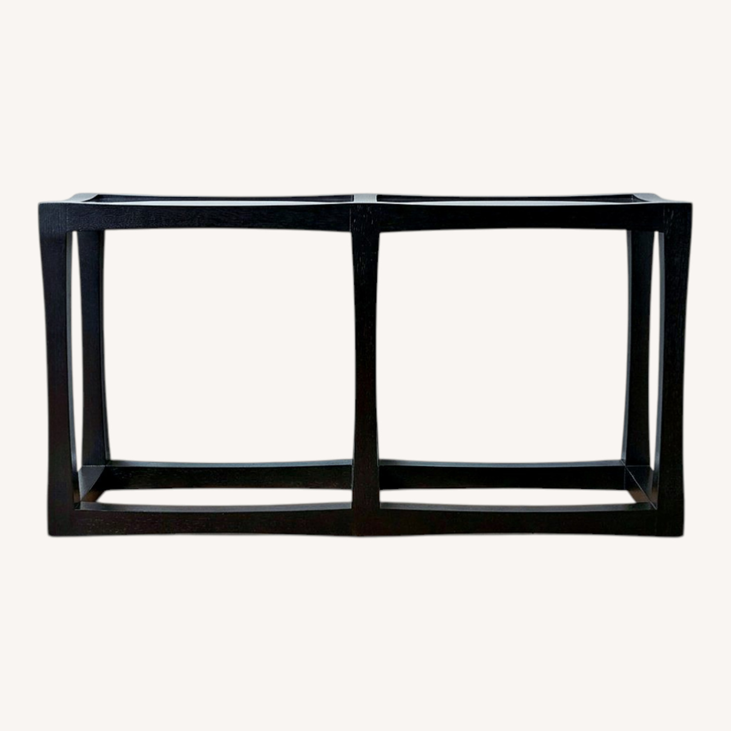Pottery Barn Dark Brown Wood Side Table - image-0