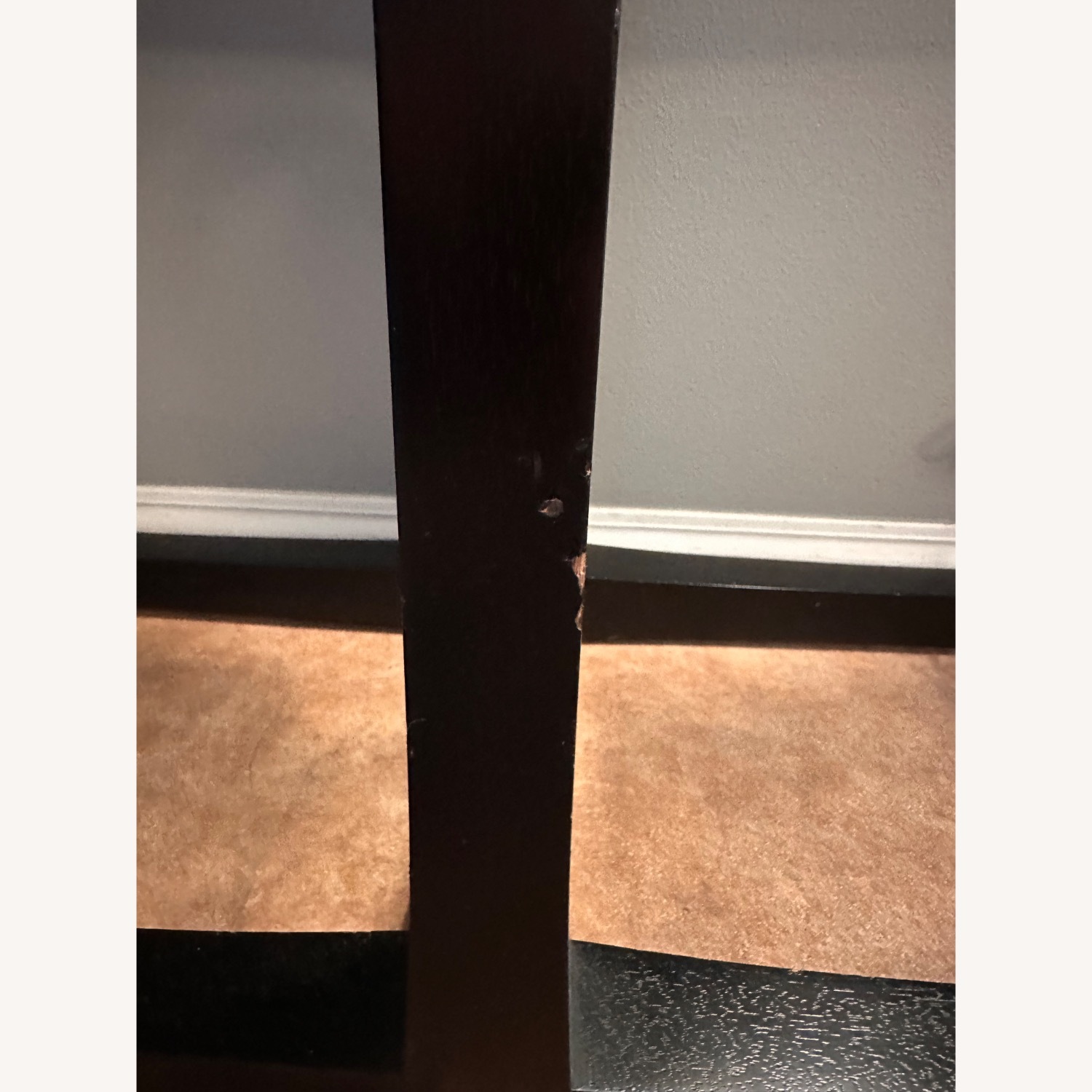 Pottery Barn Dark Brown Wood Side Table - image-5