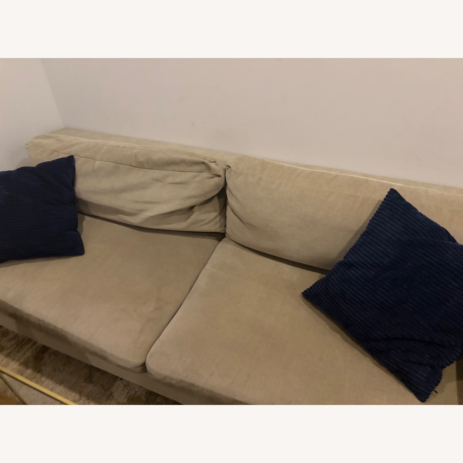 West Elm Eddy Light Taupe Sofa - image-4