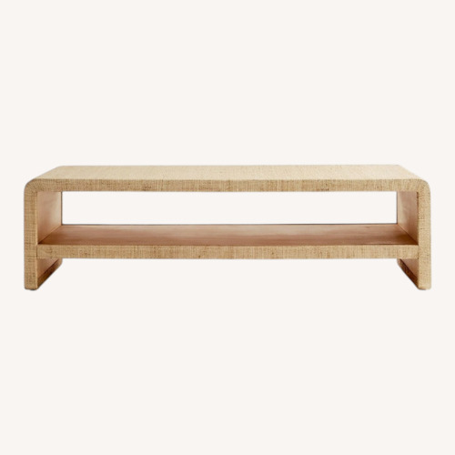Used Crate & Barrel Meadow Grass Coffee Table for sale on AptDeco