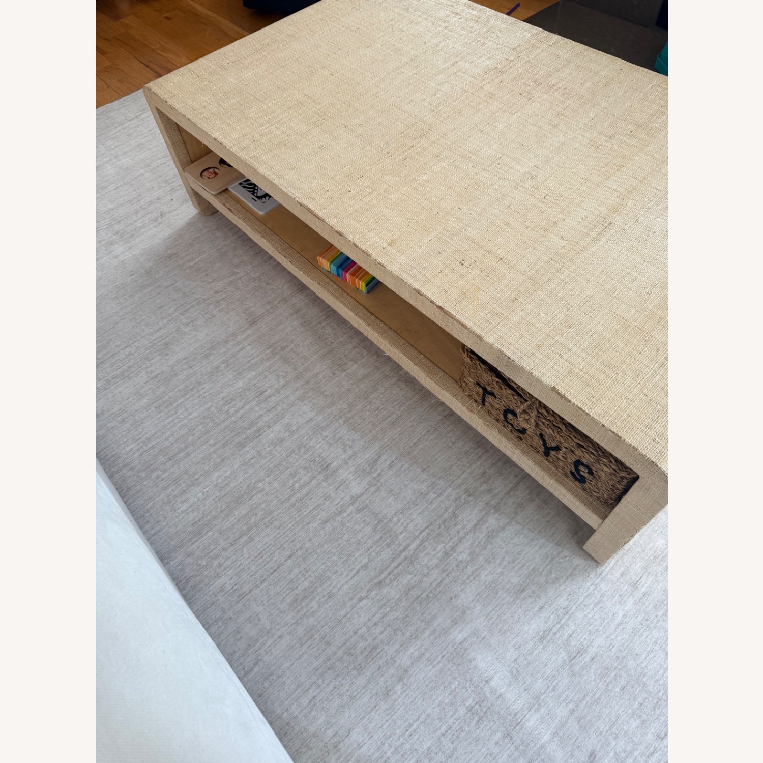 Crate & Barrel Meadow Grass Coffee Table - image-3