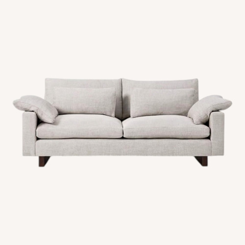 Used West Elm Harmony Light Gray 2 Seater Sofa for sale on AptDeco