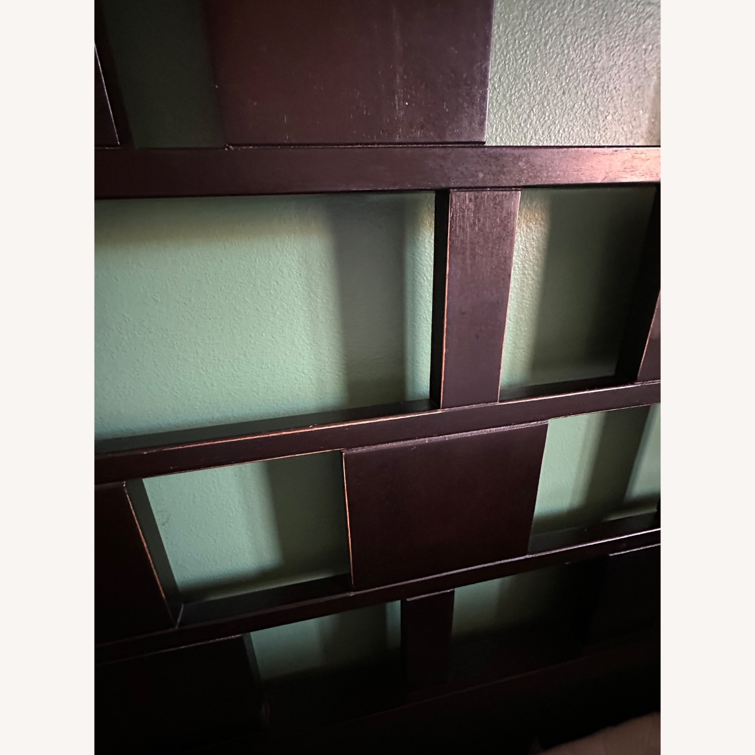 West Elm Dark Brown Wood Headboard - image-3