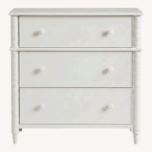 Used Pottery Barn Elsie White Wood Dresser for sale on AptDeco