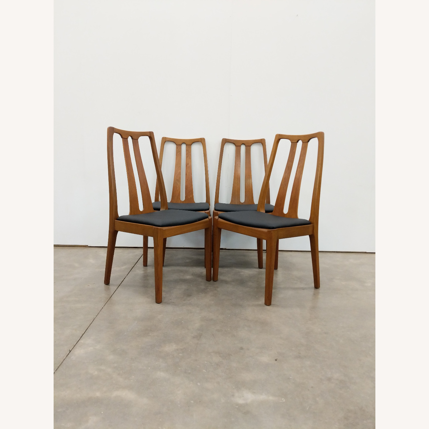 4 Vintage Mid Century Parker Knoll Dining Chairs - image-1